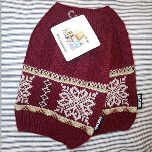 MUK LUKS Women's Boot Toppers Burgundy NEW